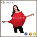 Hot fashion 100% cashmere poncho with buttons